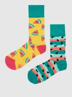 Many Mornings Socken Mit Allover-Muster - Gelb