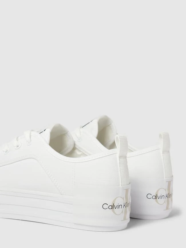 Calvin Klein Jeans Sneaker Mit Plateausohle Modell 'VULC' - Beige 4 Calvin Klein Jeans Sneaker Mit Plateausohle Modell 'VULC' - Beige – Bild 2