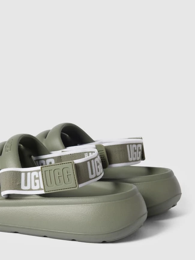UGG Sandalen Mit Label-Details Modell 'FLUFF YEAH' - Olivgrün 5 UGG Sandalen Mit Label-Details Modell 'FLUFF YEAH' - Olivgrün – Bild 3