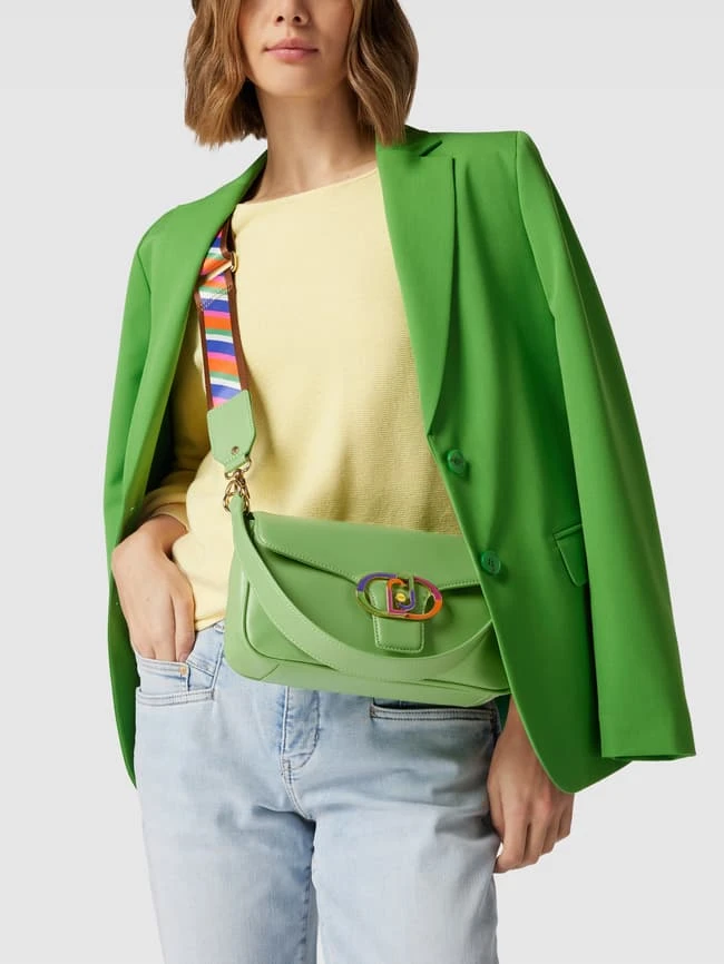 Liu Jo White Umhängetasche In Leder-Optik Modell 'Misa' - Apfelgrün 3 Liu Jo White Umhängetasche In Leder-Optik Modell 'Misa' - Apfelgrün