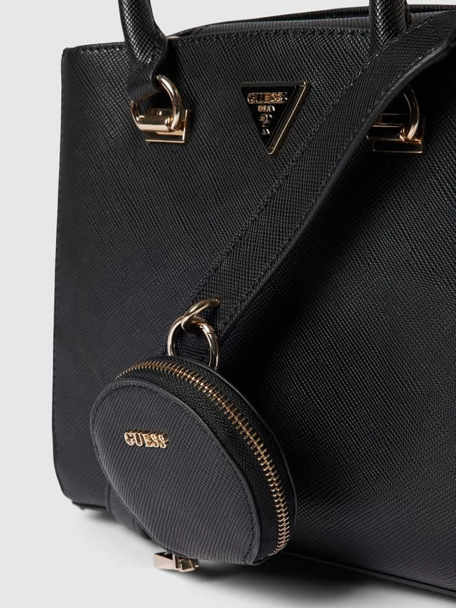 Guess Handtasche Mit Label-Applikation Modell 'ECO ALEXIE' - Schwarz 5 Guess Handtasche Mit Label-Applikation Modell 'ECO ALEXIE' - Schwarz – Bild 3