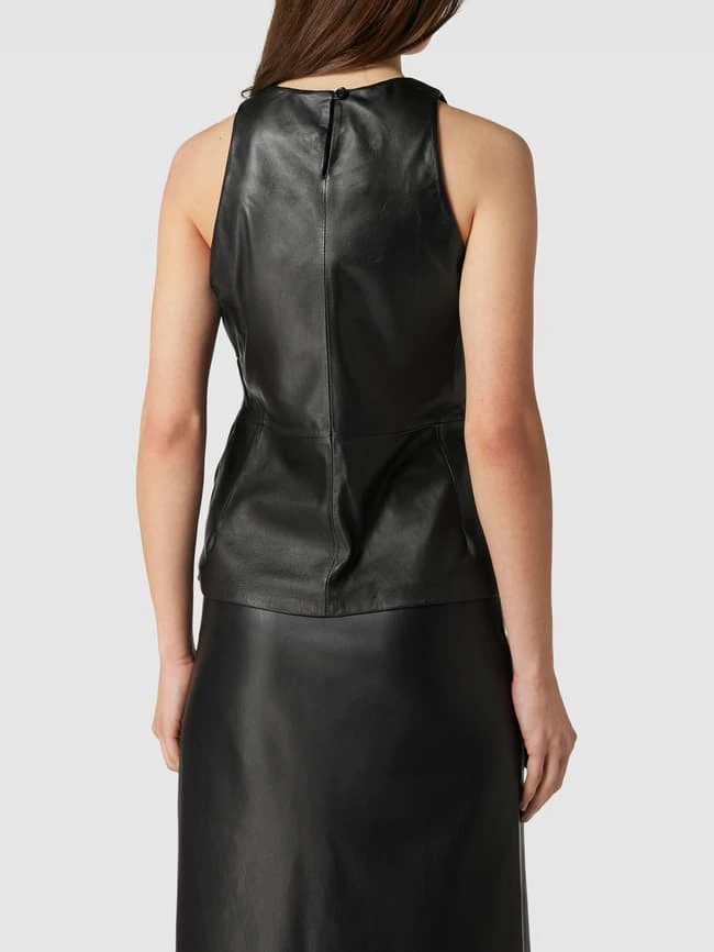 Studio AR Leder-Top Modell 'ESTIA' - Schwarz 7 Studio AR Leder-Top Modell 'ESTIA' - Schwarz – Bild 5