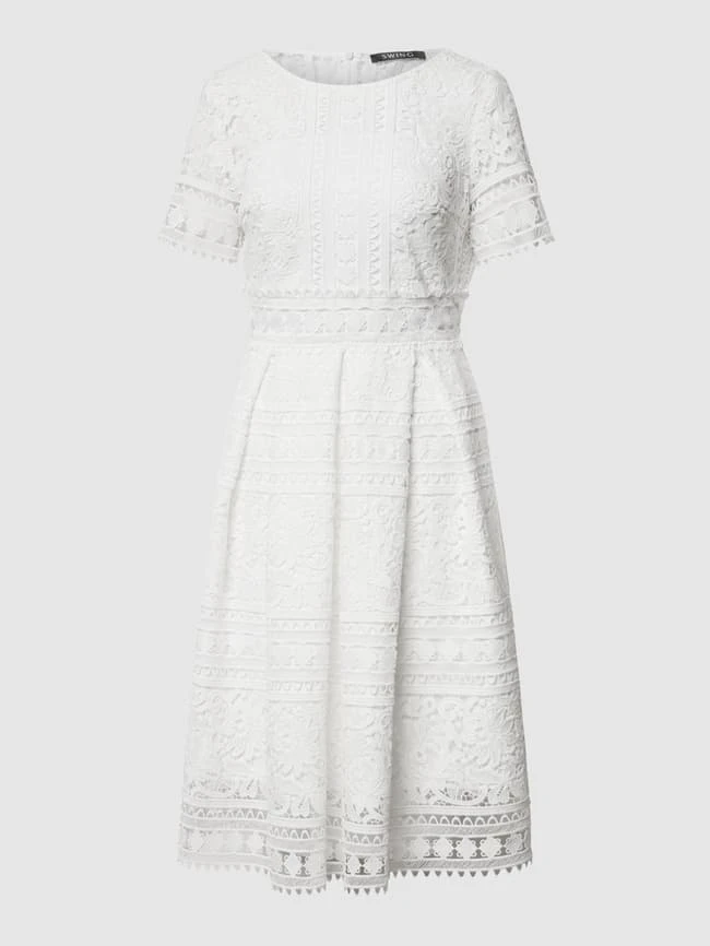 Swing Brautkleid Mit Floraler Spitze - Offwhite 4 Swing Brautkleid Mit Floraler Spitze - Offwhite – Bild 2