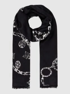 Guess Schal Mit Logo-Muster - Rosé