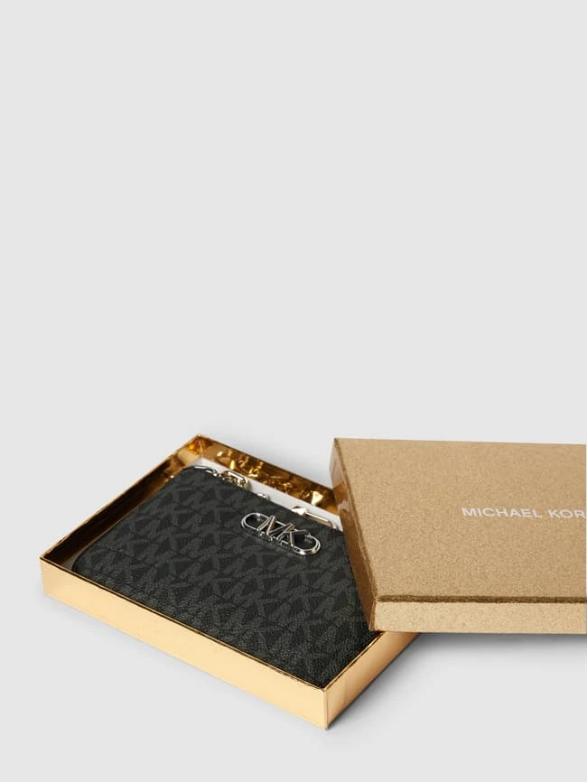 MICHAEL Michael Kors Kartenetui Mit Label-Applikation Modell 'KEY CARD HOLDER' - Schwarz 5 MICHAEL Michael Kors Kartenetui Mit Label-Applikation Modell 'KEY CARD HOLDER' - Schwarz – Bild 3