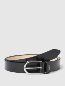 HUGO Gürtel Mit Label-Detail Modell 'Zoey' - Schwarz