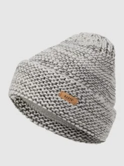 Barts Beanie Mit Woll-Anteil Modell 'Oriana' - Hellgrau Meliert