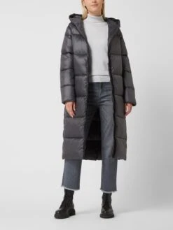 Frieda & Freddies Steppmantel Mit Kapuze - Anthrazit