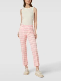 Cambio Hose Mit Allover-Muster Modell 'Rainee' - Rosa