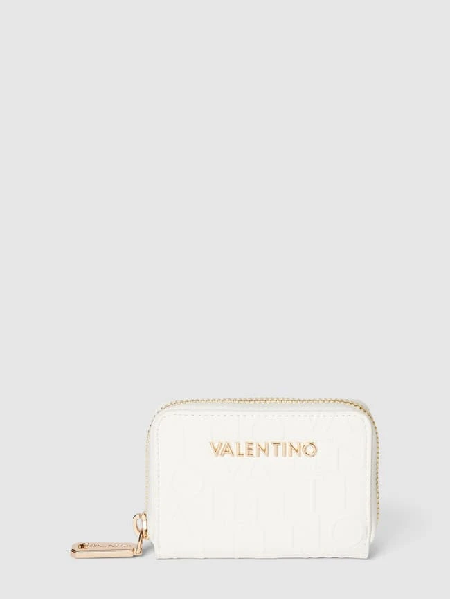 VALENTINO BAGS Portemonnaie Mit Allover-Logo - Weiß 3 VALENTINO BAGS Portemonnaie Mit Allover-Logo - Weiß