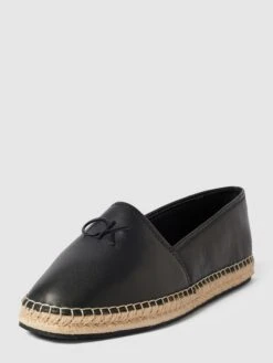 CK Calvin Klein Espadrilles Mit Label-Applikation - Schwarz