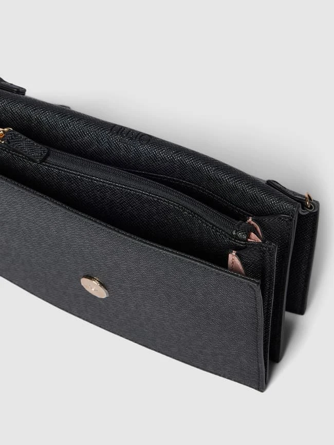 Liu Jo White Clutch Mit Strukturmuster Modell 'Manhattan' - Schwarz 7 Liu Jo White Clutch Mit Strukturmuster Modell 'Manhattan' - Schwarz – Bild 5