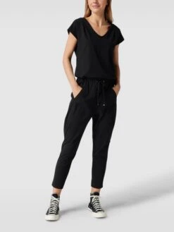 Raffaello Rossi Jumpsuit Mit Seitlichen Eingrifftaschen Modell GIRA JUMPY - Schwarz