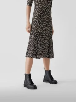 Dr. Martens Dr.Martens Schnürboots Aus Leder - Schwarz