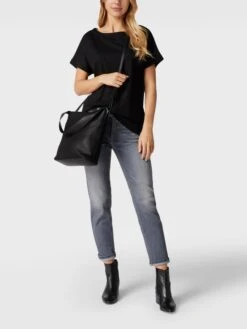 Esprit Hobo Bag In Leder-Optik - Schwarz