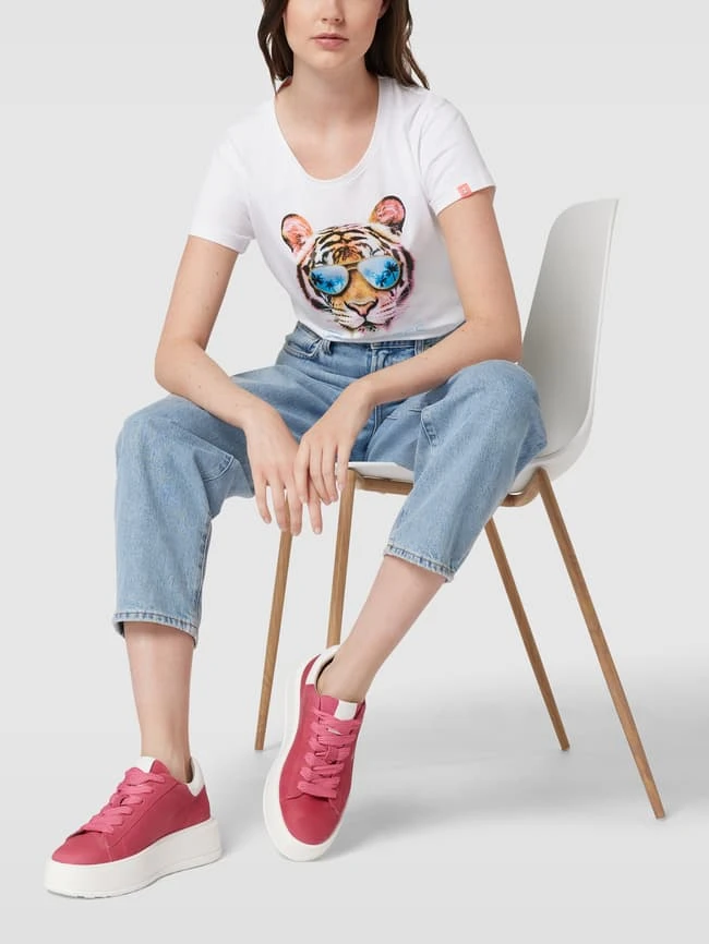 Tamaris Sneaker Mit Label-Details Modell 'Pink' - Pink 3 Tamaris Sneaker Mit Label-Details Modell 'Pink' - Pink