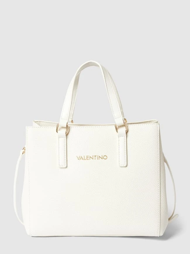 VALENTINO BAGS Handtasche Mit Label-Applikation Modell 'SUPERMAN' - Ecru 3 VALENTINO BAGS Handtasche Mit Label-Applikation Modell 'SUPERMAN' - Ecru