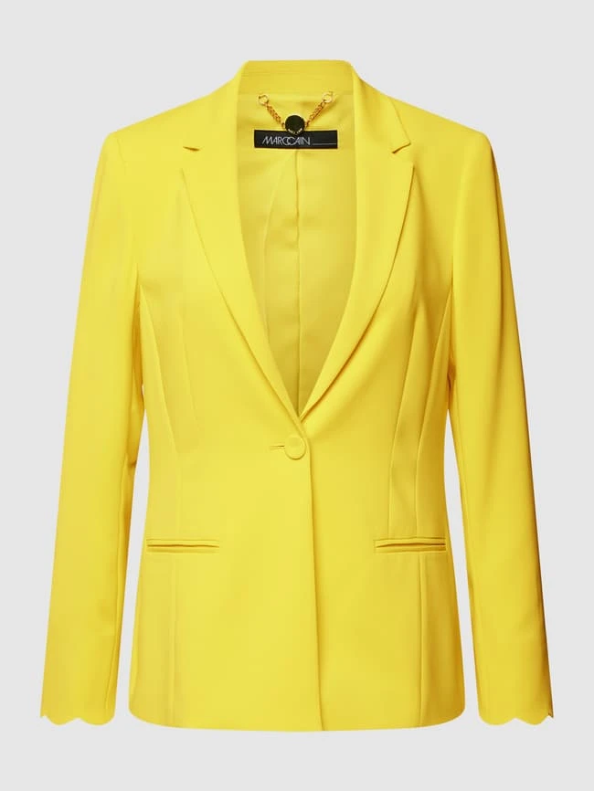 Marc Cain Blazer Mit Reverskragen - Neon Gelb 4 Marc Cain Blazer Mit Reverskragen - Neon Gelb – Bild 2