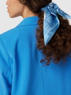Juicy Couture Schal Mit Label-Print Modell 'TULIP FOULARDS' - Blau