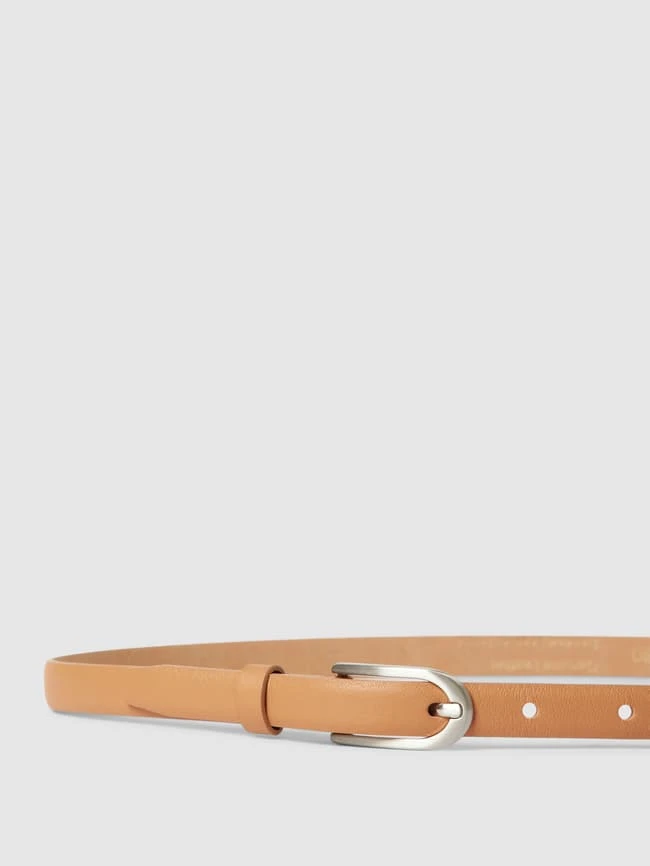 Weinmann Ledergürtel Mit Dornschließe Modell 'Savage Bombiert' - Beige 4 Weinmann Ledergürtel Mit Dornschließe Modell 'Savage Bombiert' - Beige – Bild 2