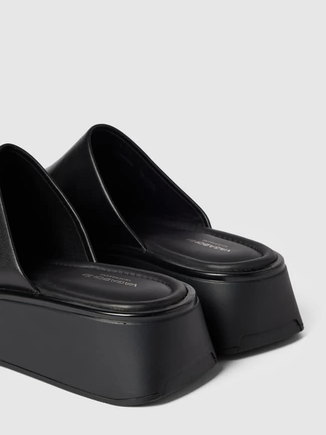 Vagabond Pantoletten Mit Label-Detail Modell 'COURTNEY' - Schwarz 4 Vagabond Pantoletten Mit Label-Detail Modell 'COURTNEY' - Schwarz – Bild 2