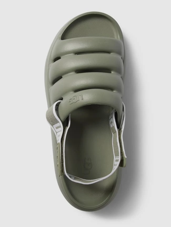 UGG Sandalen Mit Label-Details Modell 'FLUFF YEAH' - Olivgrün 7 UGG Sandalen Mit Label-Details Modell 'FLUFF YEAH' - Olivgrün – Bild 5
