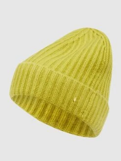 Delicate Love Beanie Aus Kaschmir Modell 'Sina' - Dunkelgelb