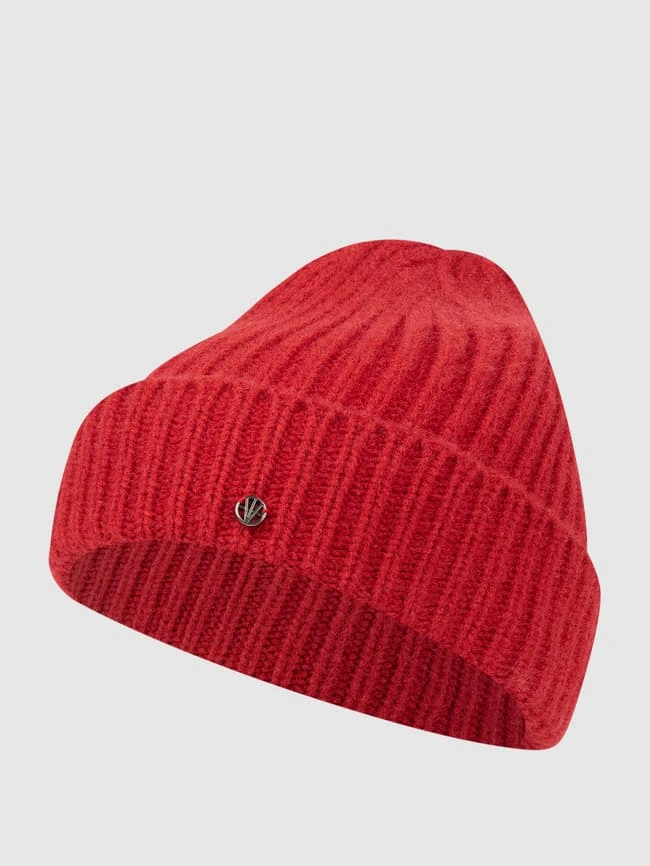 Loevenich Mütze Mit Rippenstruktur - Rot 3 Loevenich Mütze Mit Rippenstruktur - Rot