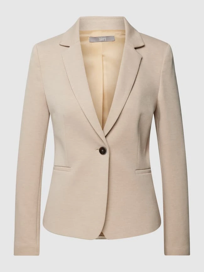 Jake*s Collection Blazer Mit Knopfverschluss - Beige 4 Jake*s Collection Blazer Mit Knopfverschluss - Beige – Bild 2