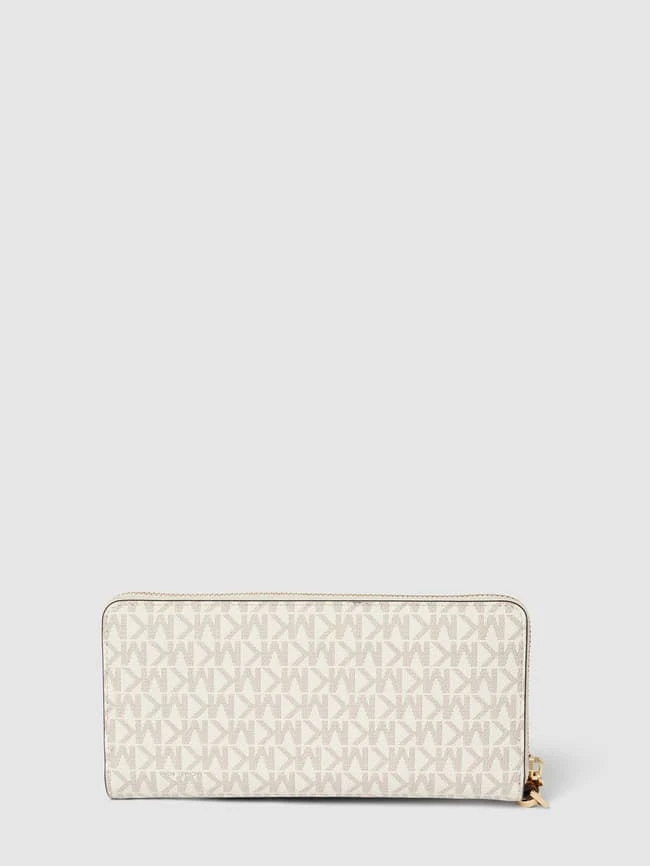 MICHAEL Michael Kors Portemonnaie Mit Allover-Logo Modell 'CONTINENTA' - Ecru 4 MICHAEL Michael Kors Portemonnaie Mit Allover-Logo Modell 'CONTINENTA' - Ecru – Bild 2