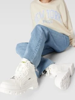 Buffalo High Top Sneaker Mit Plateausohle Modell 'ASPHA' - Weiß