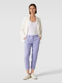 Raffaello Rossi Hose Mit Seitlichen Eingrifftaschen Modell 'DORA' - Lila