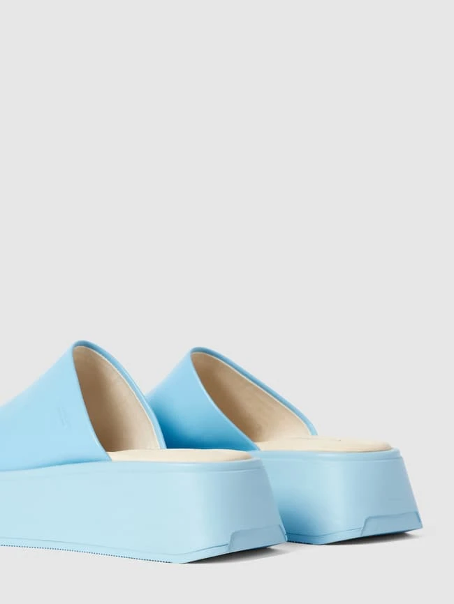 Vagabond Pantolette Mit Label-Prägung Modell 'COURTNEY' - Hellblau 5 Vagabond Pantolette Mit Label-Prägung Modell 'COURTNEY' - Hellblau – Bild 3