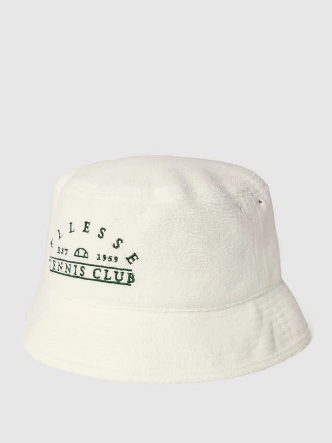 Ellesse Bucket Hat Aus Frottee Mit Label-Stitching - Offwhite 3 Ellesse Bucket Hat Aus Frottee Mit Label-Stitching - Offwhite