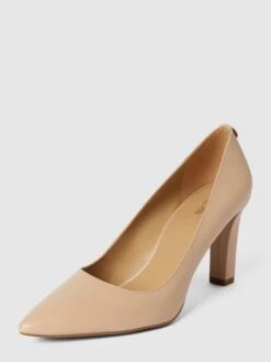 MICHAEL Michael Kors Pumps Mit Blockabsatz Modell 'MILLY' - Beige