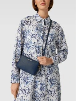 MICHAEL Michael Kors Crossbody Bag Mit Label-Detail Modell 'JET SET' - Marineblau