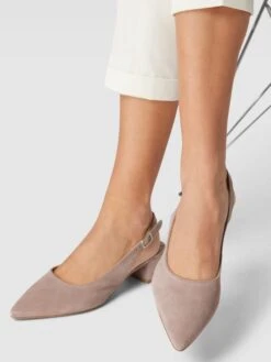 Tamaris Pumps Mit Spitzer Form - Taupe