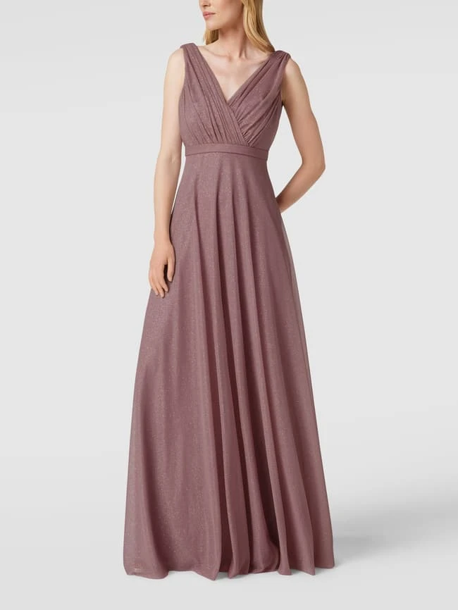 TROYDEN COLLECTION Abendkleid Mit Taillenpasse - Mauve 3 TROYDEN COLLECTION Abendkleid Mit Taillenpasse - Mauve