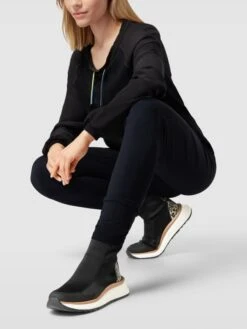 Marc Cain Bags & Shoes Slip-on-Sneaker Mit Label-Patch - Schwarz