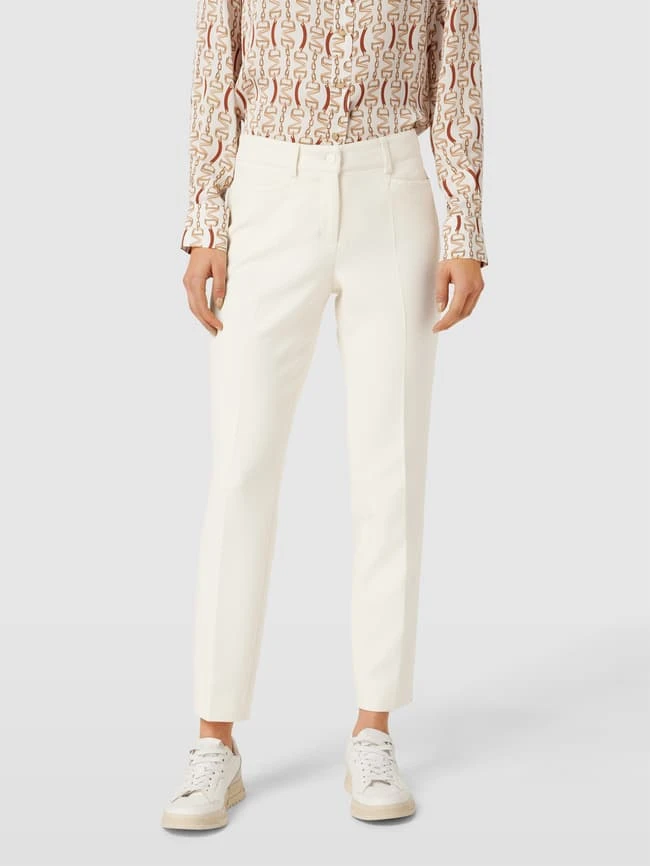 Cambio Stoffhose Mit Bundfalten Modell 'Renira' - Offwhite 6 Cambio Stoffhose Mit Bundfalten Modell 'Renira' - Offwhite – Bild 4