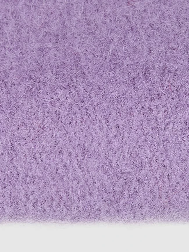 Loevenich Baskenmütze Aus Wolle Modell 'Flora' - Lila 4 Loevenich Baskenmütze Aus Wolle Modell 'Flora' - Lila – Bild 2