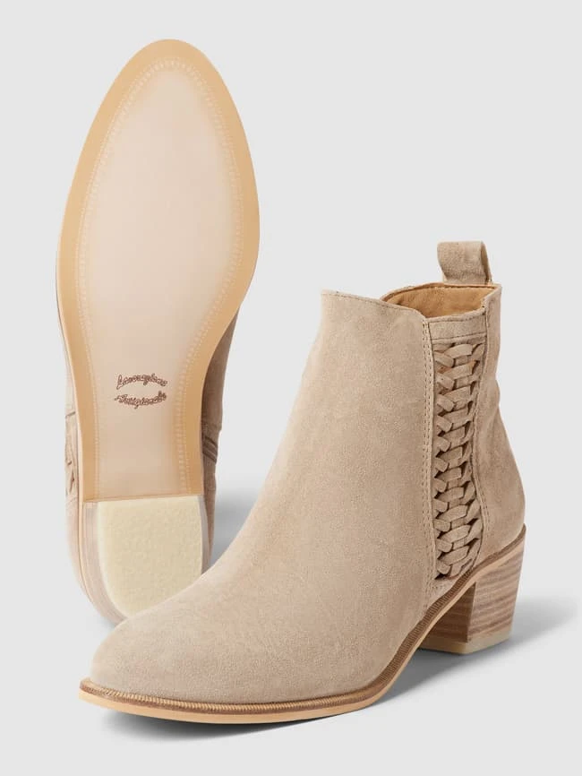 ALPE Stiefeletten Mit Zierbesatz - Sand 6 ALPE Stiefeletten Mit Zierbesatz - Sand – Bild 4