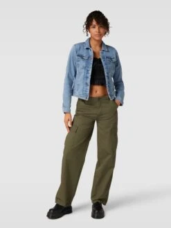 Only Jeansjacke Mit Brusttaschen Modell 'WESTA' - Hellblau