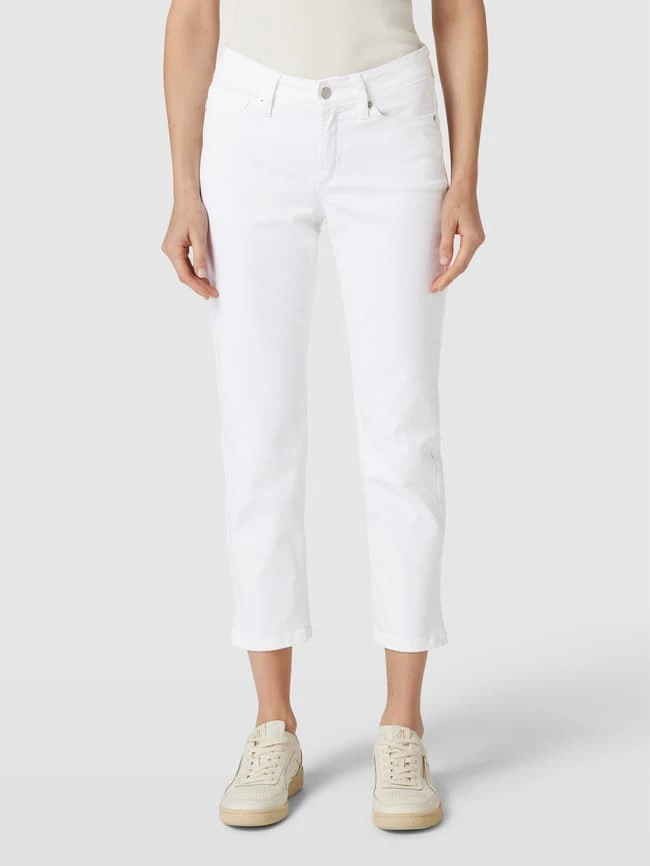 Cambio Jeans Mit Label-Patch Modell 'PIPER' - Weiß 6 Cambio Jeans Mit Label-Patch Modell 'PIPER' - Weiß – Bild 4