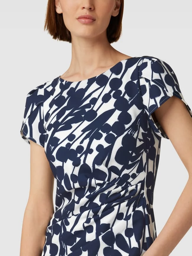 Vera Mont Cocktailkleid Mit Allover-Muster - Dunkelblau 5 Vera Mont Cocktailkleid Mit Allover-Muster - Dunkelblau – Bild 3