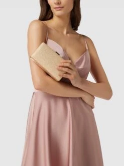 L.Credi Clutch In Schimmernder Optik Modell 'MACAU' - ROSE GOLD