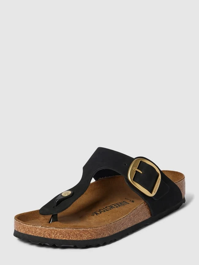 Birkenstock Zehentrenner Mit Dornschließe Modell 'Gizeh' - Schwarz 3 Birkenstock Zehentrenner Mit Dornschließe Modell 'Gizeh' - Schwarz