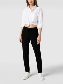 Cambio Jogpants Mit Seitlichen Eingrifftaschen Modell 'Jorden' - Schwarz