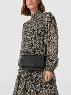 Liu Jo White Clutch Mit Strukturmuster Modell 'Manhattan' - Schwarz