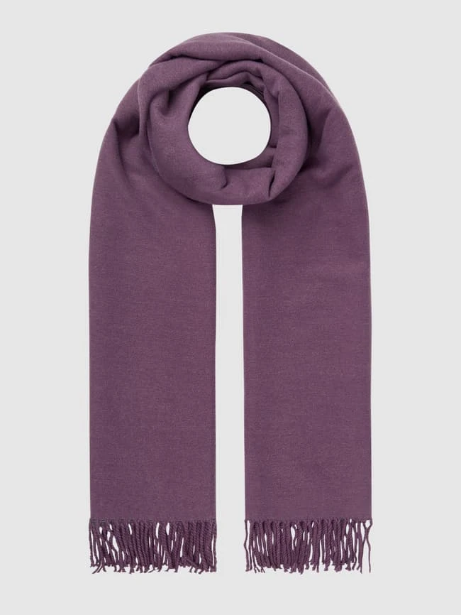 Kurt Beines Schal Mit Baumwoll-Anteil - Flieder 3 Kurt Beines Schal Mit Baumwoll-Anteil - Flieder
